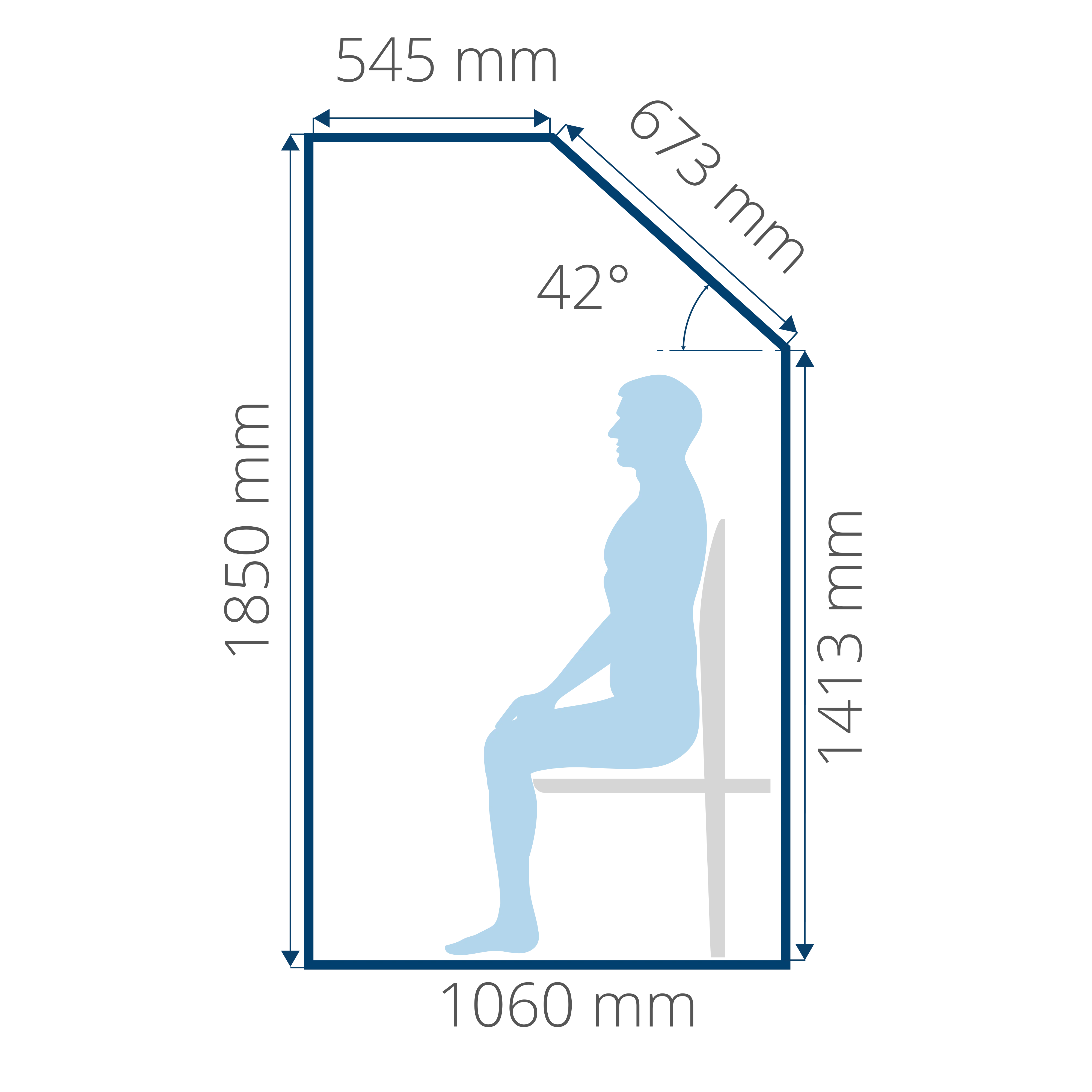 Langeoog Infrarotkabine für Dachschräge
