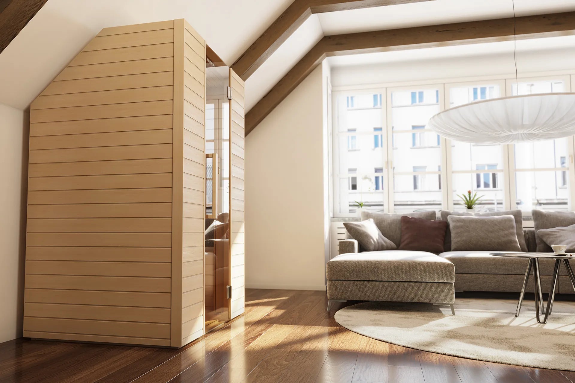 Langeoog Infrarotkabine für Dachschräge