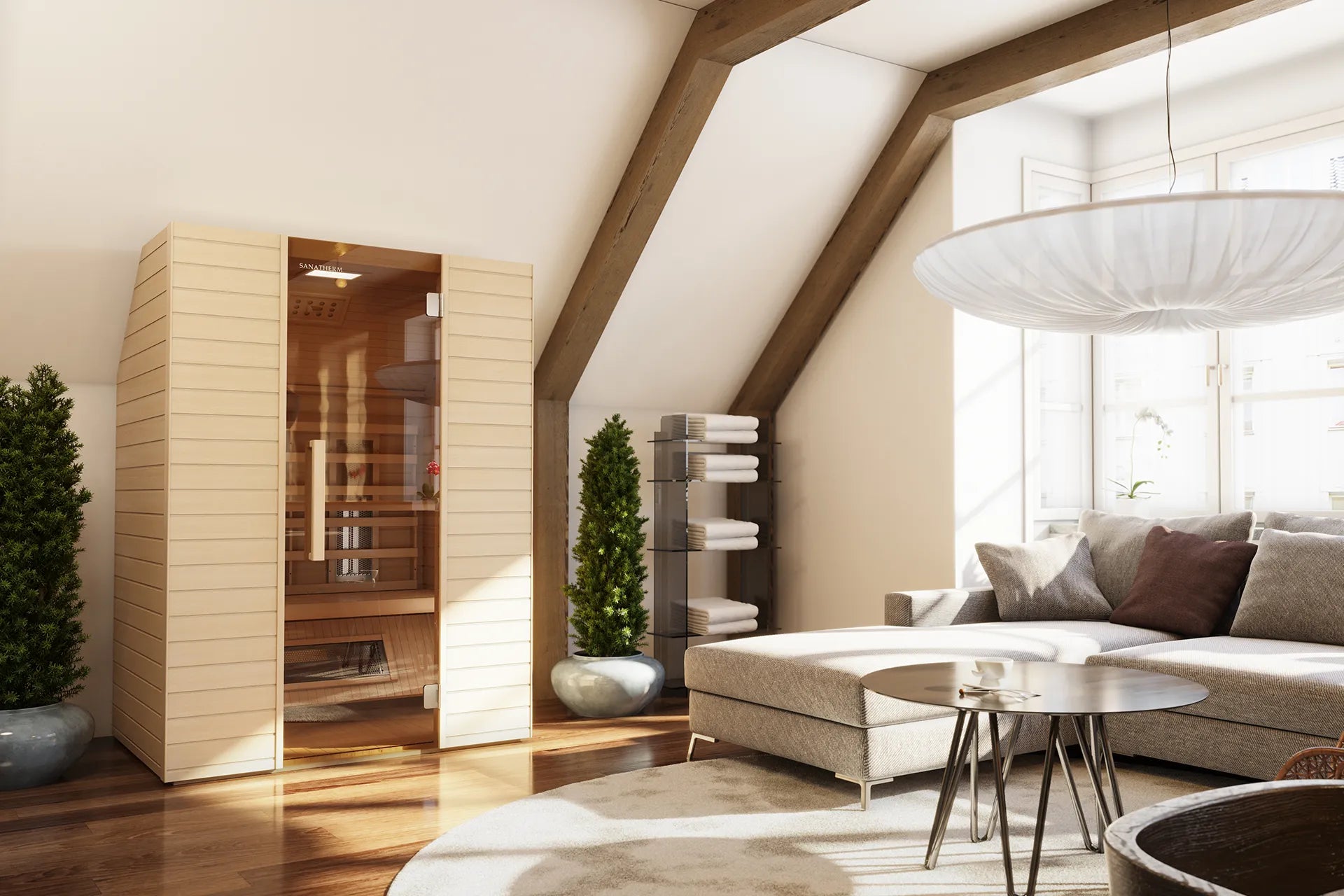 Langeoog Infrarotkabine für Dachschräge