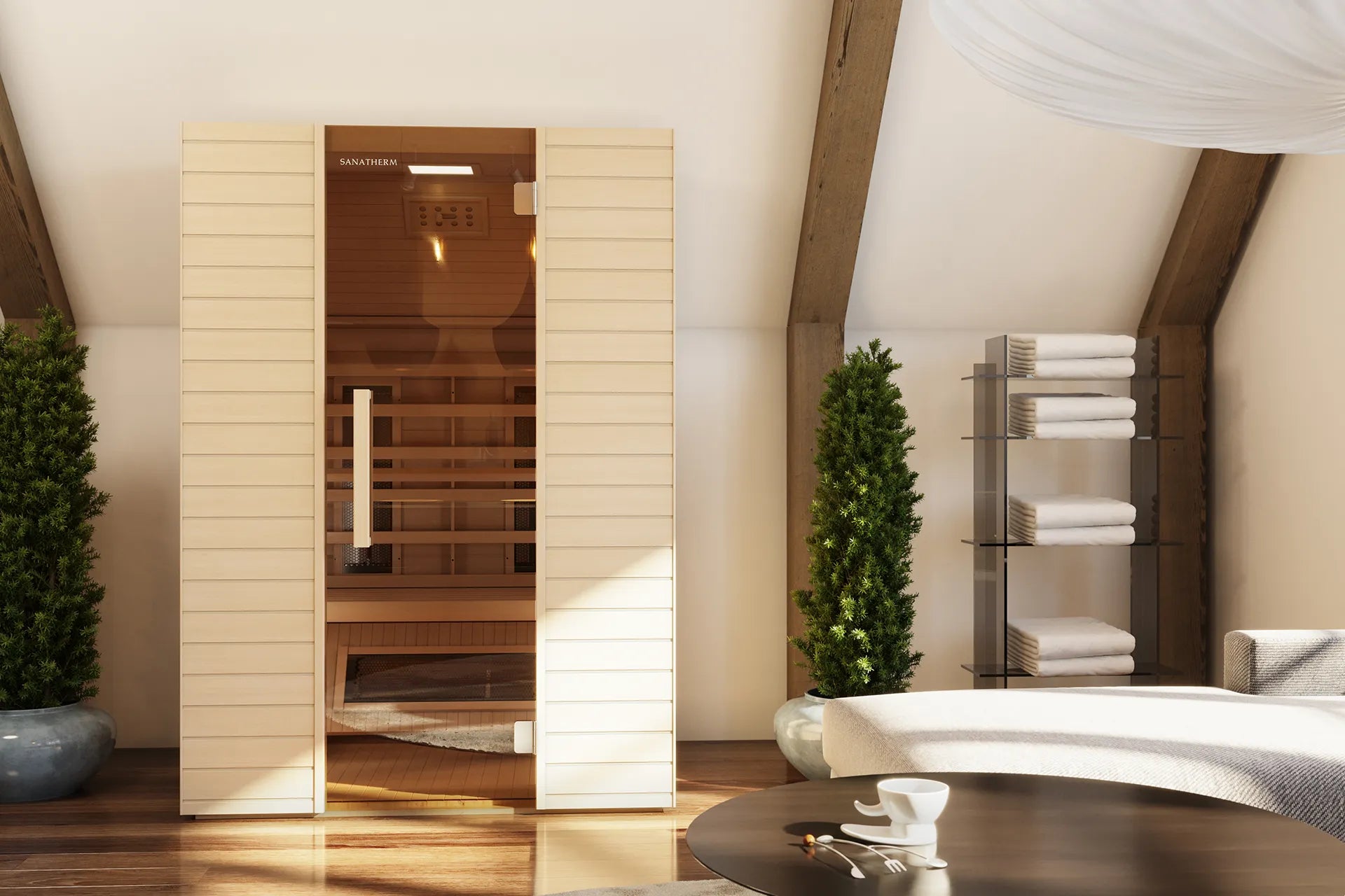 Langeoog Infrarotkabine für Dachschräge