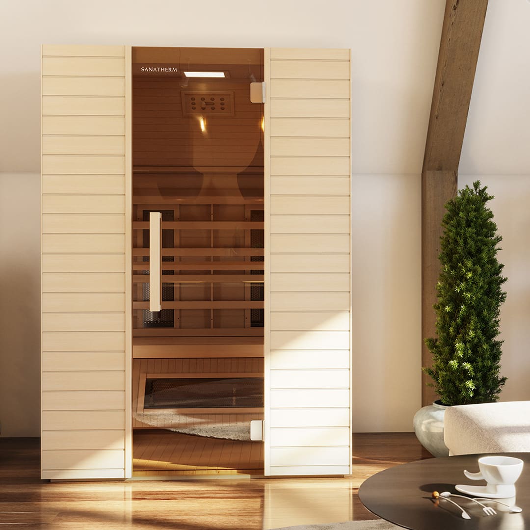 Luxuriöse Infrarotsauna 2 Personen modernes Wohnzimmer