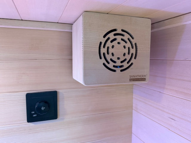 Trockensalz Modul in der Infrarotkabine