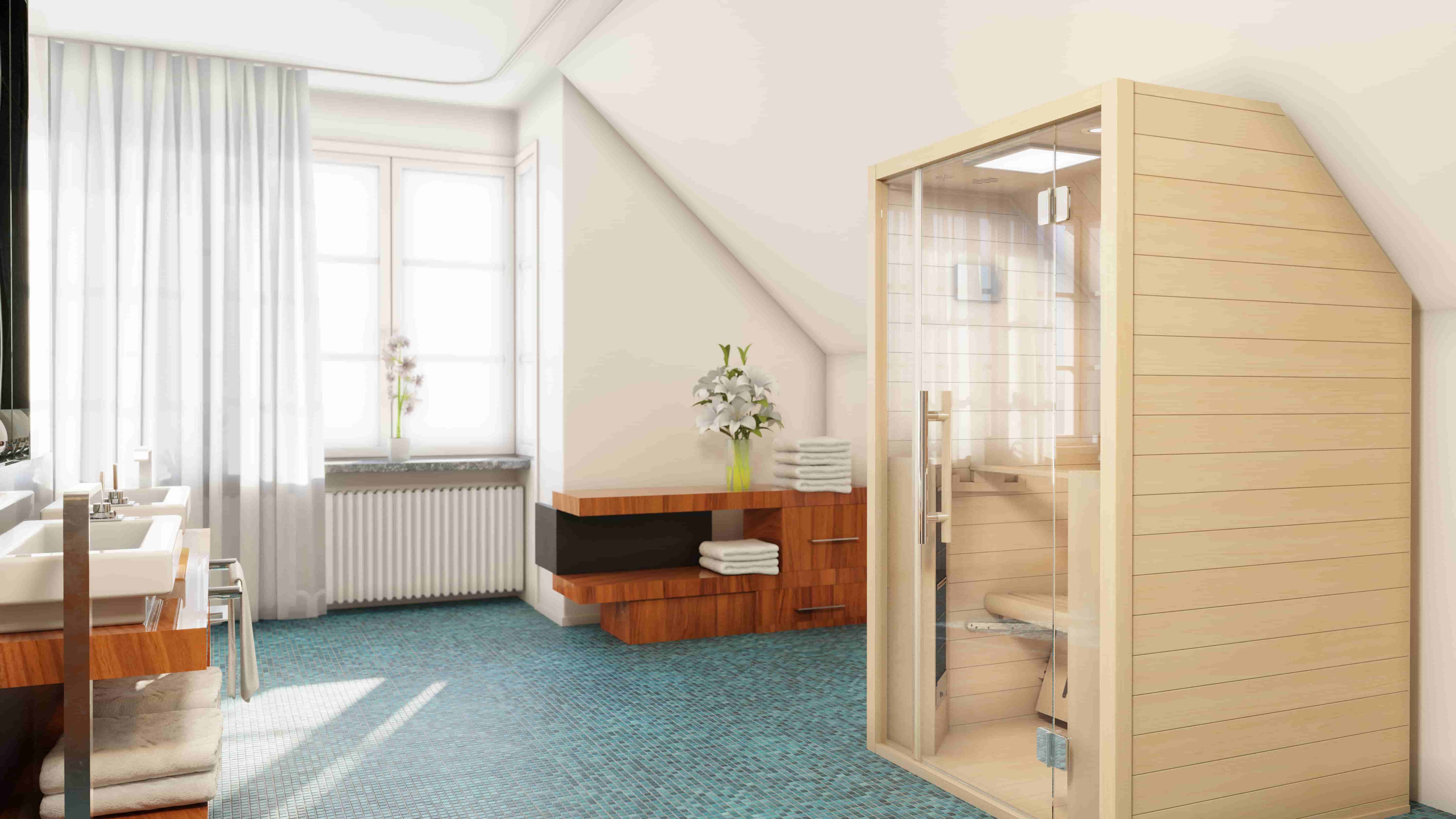 Infrarot Sauna für Zuhause im Bad